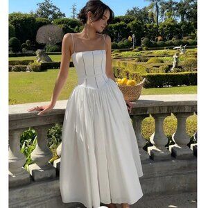 The Commense "Serendipity Frenchy" Flowy Long Dress - Size Small